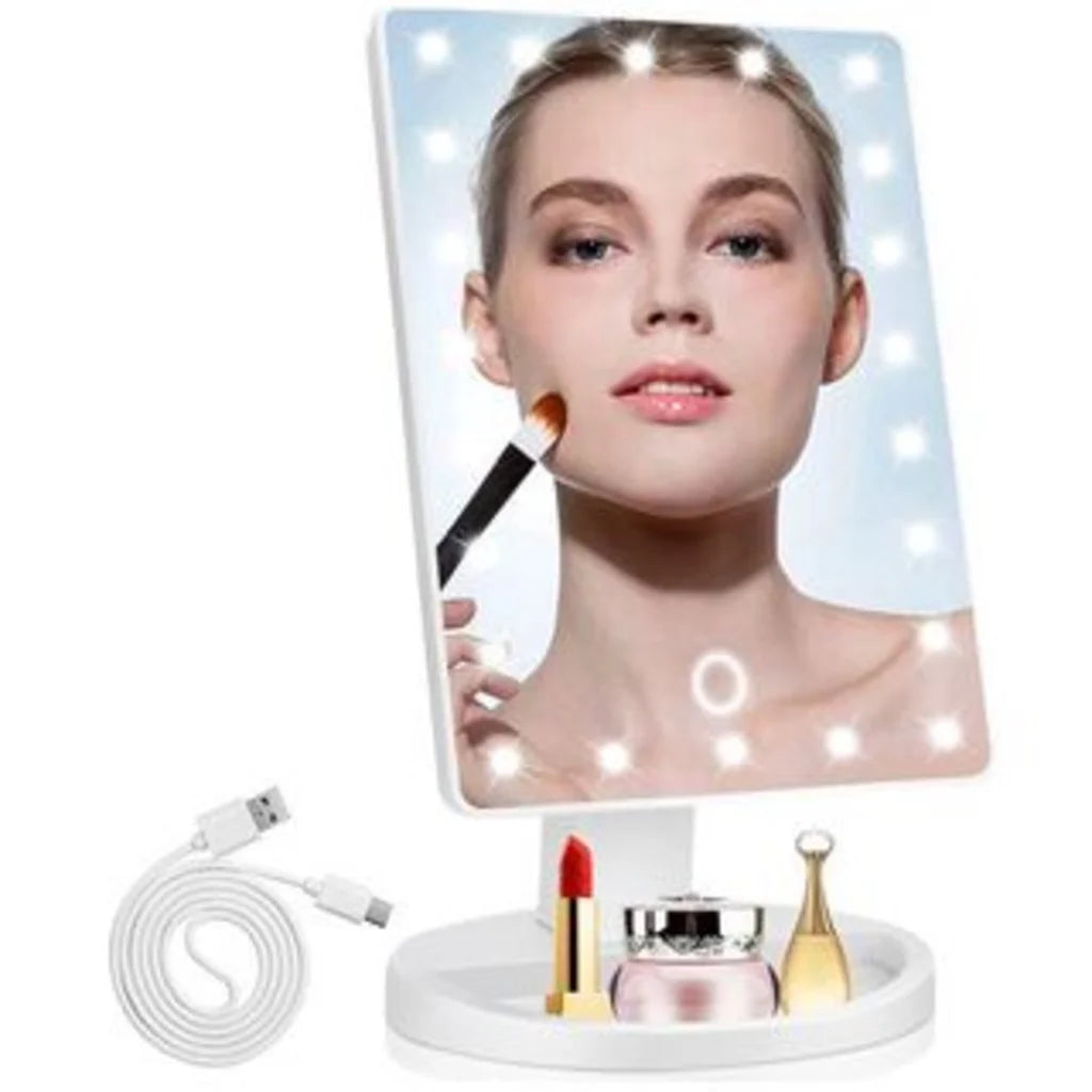 Espelho de Maquiagem com Iluminação LED