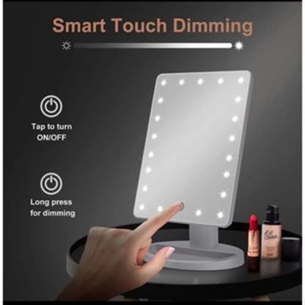 Espelho de Maquiagem com Iluminação LED