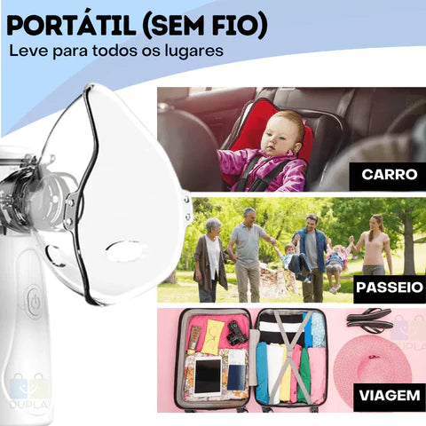 Inalador VitaAir® - Portátil Ultra Silencioso (Brinde exclusivo)