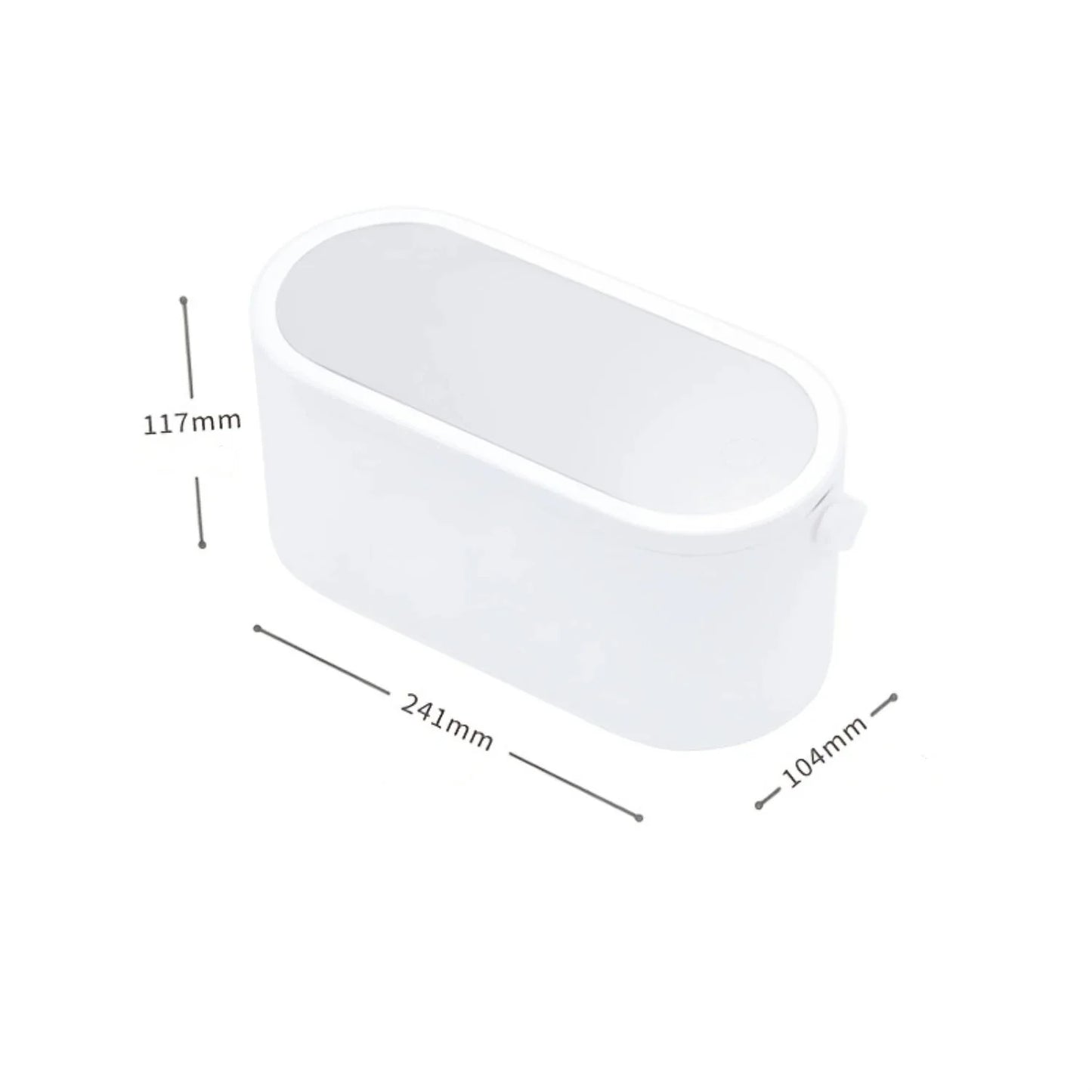 Estojo de Maquiagem com Espelho e Luz LED.